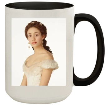 Emmy Rossum 15oz Colored Inner & Handle Mug