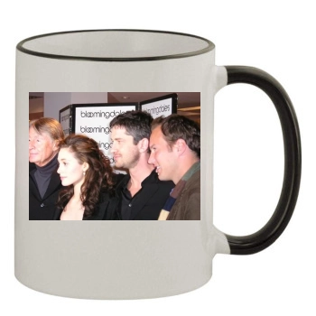 Emmy Rossum 11oz Colored Rim & Handle Mug