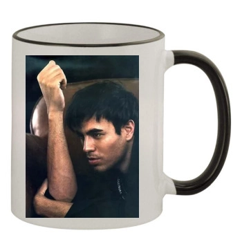 Enrique Iglesias 11oz Colored Rim & Handle Mug