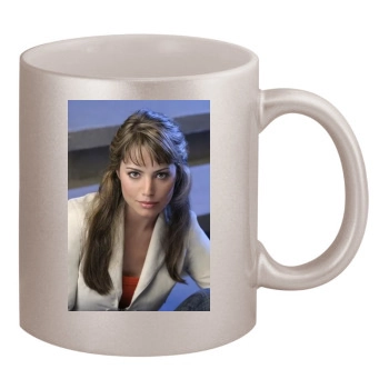 Erica Durance 11oz Metallic Silver Mug