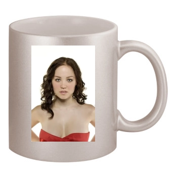 Erika Christensen 11oz Metallic Silver Mug