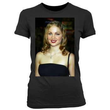 Erika Christensen Women's Junior Cut Crewneck T-Shirt