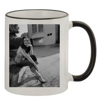 Erika Christensen 11oz Colored Rim & Handle Mug