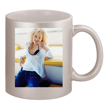 Erika Christensen 11oz Metallic Silver Mug