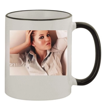 Erika Christensen 11oz Colored Rim & Handle Mug