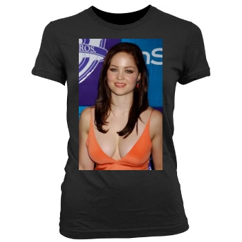 Erika Christensen Women's Junior Cut Crewneck T-Shirt