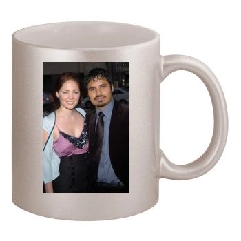 Erika Christensen 11oz Metallic Silver Mug