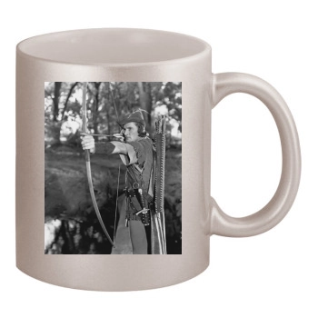 Errol Flynn 11oz Metallic Silver Mug