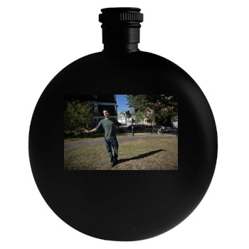 Ben Affleck Round Flask