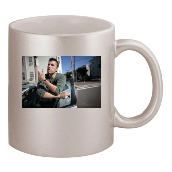 Ben Affleck 11oz Metallic Silver Mug