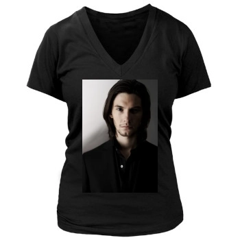 Ben Barnes Women's Deep V-Neck TShirt