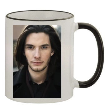 Ben Barnes 11oz Colored Rim & Handle Mug