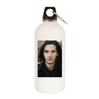 Ben Barnes White Water Bottle With Carabiner