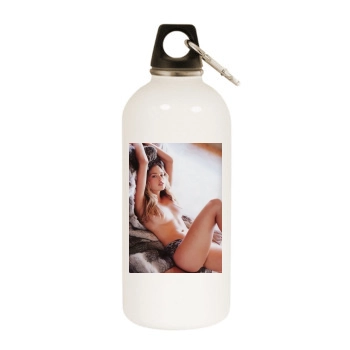 Estella Warren White Water Bottle With Carabiner