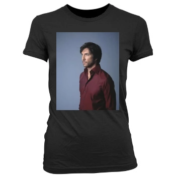 Dylan McDermott Women's Junior Cut Crewneck T-Shirt