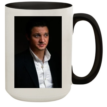 Jeremy Renner 15oz Colored Inner & Handle Mug