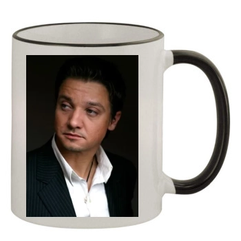 Jeremy Renner 11oz Colored Rim & Handle Mug