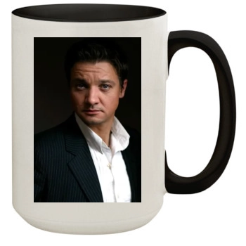 Jeremy Renner 15oz Colored Inner & Handle Mug