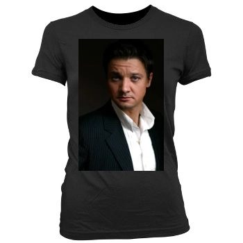 Jeremy Renner Women's Junior Cut Crewneck T-Shirt