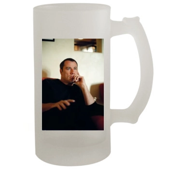 John Travolta 16oz Frosted Beer Stein