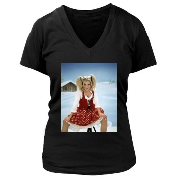 Eva Habermann Women's Deep V-Neck TShirt