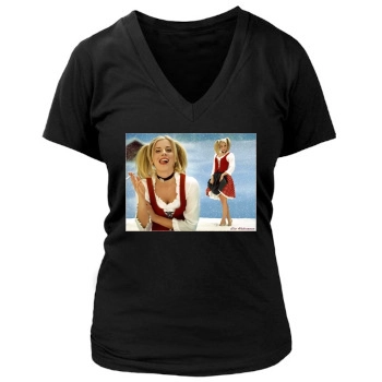 Eva Habermann Women's Deep V-Neck TShirt