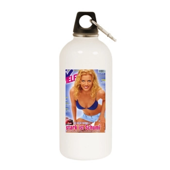 Eva Habermann White Water Bottle With Carabiner