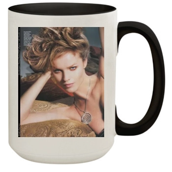 Eva Herzigova 15oz Colored Inner & Handle Mug