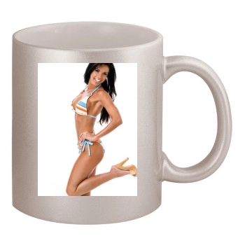 Eva Longoria 11oz Metallic Silver Mug