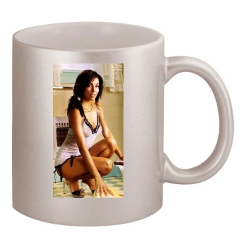 Eva Longoria 11oz Metallic Silver Mug