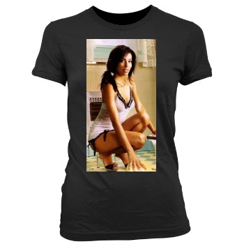 Eva Longoria Women's Junior Cut Crewneck T-Shirt