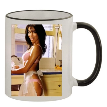 Eva Longoria 11oz Colored Rim & Handle Mug