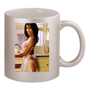 Eva Longoria 11oz Metallic Silver Mug