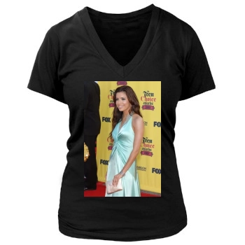 Eva Longoria Women's Deep V-Neck TShirt