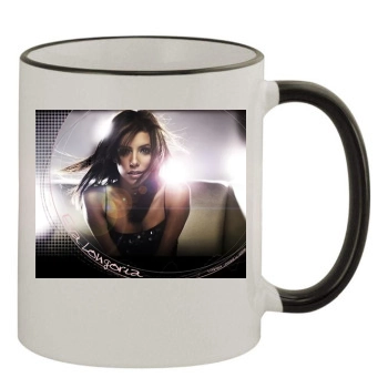 Eva Longoria 11oz Colored Rim & Handle Mug