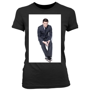 Channing Tatum Women's Junior Cut Crewneck T-Shirt