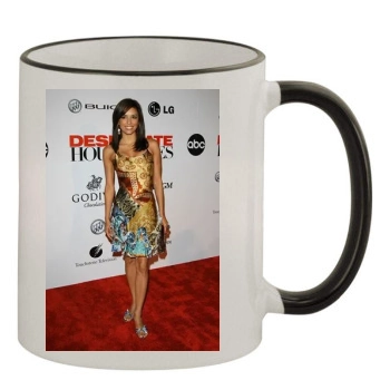 Eva Longoria 11oz Colored Rim & Handle Mug