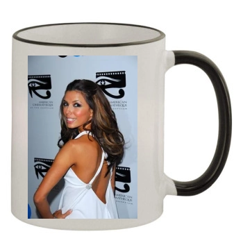 Eva Longoria 11oz Colored Rim & Handle Mug