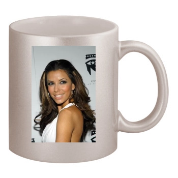 Eva Longoria 11oz Metallic Silver Mug