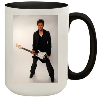 Enrique Iglesias 15oz Colored Inner & Handle Mug