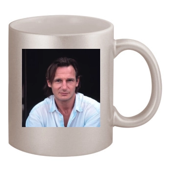 Liam Neeson 11oz Metallic Silver Mug