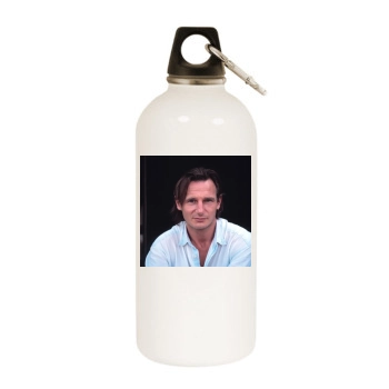 Liam Neeson White Water Bottle With Carabiner