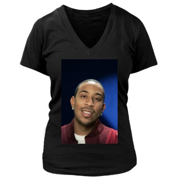 Ludacris Women's Deep V-Neck TShirt