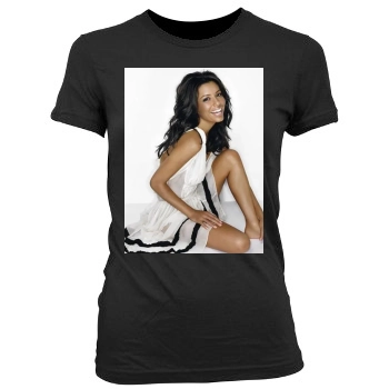 Eva Longoria Women's Junior Cut Crewneck T-Shirt