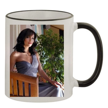 Eva Longoria 11oz Colored Rim & Handle Mug