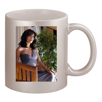 Eva Longoria 11oz Metallic Silver Mug