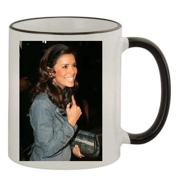 Eva Longoria 11oz Colored Rim & Handle Mug