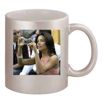 Eva Longoria 11oz Metallic Silver Mug