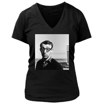 Woody Allen Women's Deep V-Neck TShirt