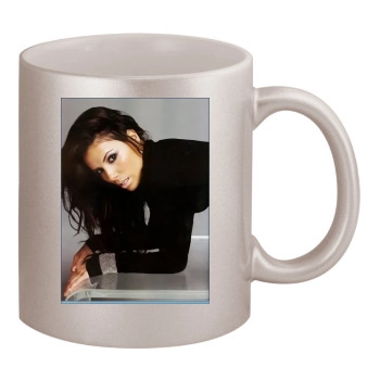 Eva Longoria 11oz Metallic Silver Mug